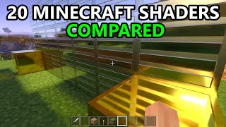 Ultimate Ray Tracing  Path Tracing Minecraft Shader Comparison  Feb 2023 [upl. by Wester334]