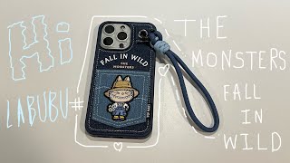 Unboxing 📱 LANYARD PHONE CASE 挂绳手机壳 Fall in wild Popmart [upl. by Canon]