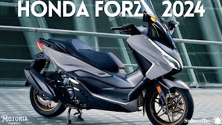 2024 Honda Forza Luxury Scooter with Powerful Engine amp Smart Features  Full Review [upl. by Batha]