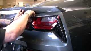 C7 Corvette Taillight Stingray Grille Install Video from American Car Craft [upl. by Eleik]