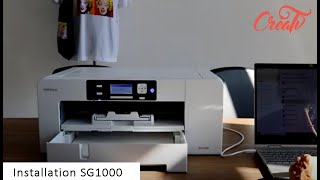 CréaTV  Installation de limprimante de sublimation Sawgrass SG500SG1000 [upl. by Etezzil]