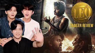 Korean Reacts to LEO Official Trailer  Vijay  Korean Dost [upl. by Anitel]