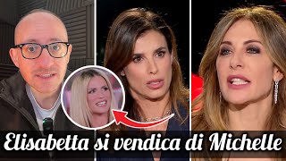 Elisabetta Canalis si vendica a belve Michelle Hunziker non l’ha prese bene [upl. by Liauqram329]