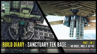 Build DiaryProgress video Sanctuary Tek Base  ARKExtinction Part 1 of 2 PvE NO MODS [upl. by Ardekal268]