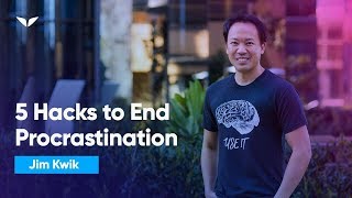 5 Mental Hacks To End Procrastination  Jim Kwik [upl. by Farnsworth]