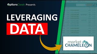 Market Chameleon  How to Find Options Trading Ideas Part 1 [upl. by Vescuso]