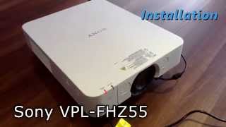 Sony VPLFHZ55 laser projector [upl. by Gerik]