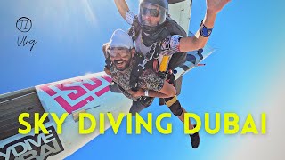 Dubai Skydiving Experience  Cost and everything else you need to know  UAE Part  5  Sahib Travel [upl. by Nnalatsyrc]