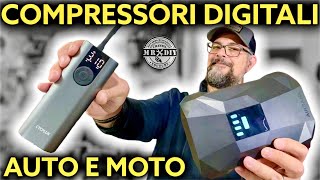 Compressore digitale per auto moto e bici Airbank K2 e A8 airbankpump cycplus ricaricabile [upl. by Llerahs]