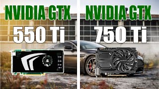 GTX 550ti vs GTX 750ti GTA V Benchmark Comparison [upl. by O'Mahony]