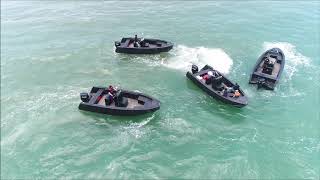 HDPE Boat  Sea Trial ULTRAMARINE YACHTS [upl. by Ummersen]