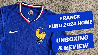 France 202426 Home shirt DriFIT ADV Unboxing amp Review Euro2024 shirt [upl. by Sundberg]