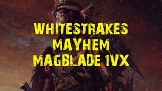 ESO  PVP RANGED MAGBLADE MIDYEAR WHITESTRAKES 1VX U40⚔️ [upl. by Nnahgaem]