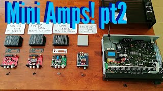 Mini Amps Pt2  Tripath 2020 vs TPA3118 vs TPA3116 Class T amp D Amplifier Tests  Board Guts [upl. by Clementis]