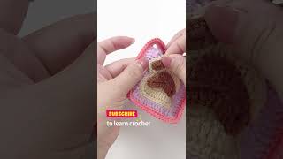 🐶 Paw Print Granny Square 🧶 crochet grannysquare loopara [upl. by Medarda43]