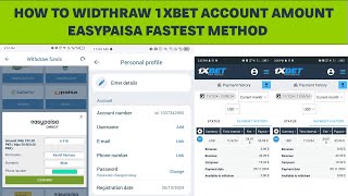 1xbet Withdraw 1xbet easpaisa Withdraw Withdraw Problem in 1XBET1xbet withdrawal kaise kare [upl. by Nabe149]