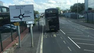 Lothian Buses Route X37 Granton  Penicuik Deanburn [upl. by Terence]