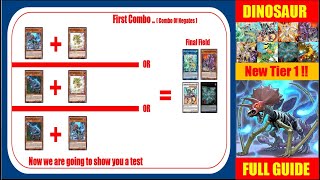 Yugioh Dinosaur Deck Combos Full Guide  Everything You Need To Know [upl. by Trueblood]