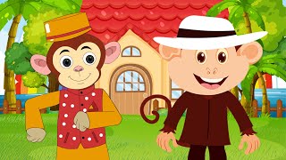 बंदर मामा  Bandar Mama  Hindi Rhyme for Kids  Children Rhymes [upl. by Asyla]