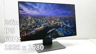 Dell Ultrasharp U2417H review  the best 24inch monitor [upl. by Eceinal]