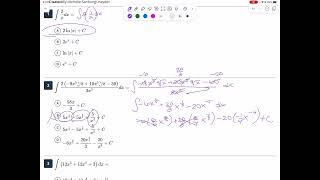 AP Calc Basic Antiderivatives Review 1 2024 [upl. by Nachison229]