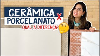 Entenda de vez a diferença entre porcelanato e cerâmica  Larissa Reis Arquitetura [upl. by Noissap764]