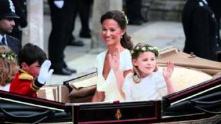 Pippa Middleton  Beautiful Bridesmaid at the Royal Wedding [upl. by Yblehs]