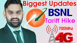 BSNL Biggest Update  BSNL New 4G Upgradation  BSNL Tariff Hike  BSNL New Logo  TCS BSNL 4G Sites [upl. by Wind]