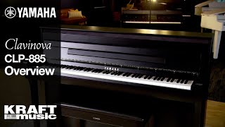 Yamaha Clavinova CLP885  Overview with Adam B [upl. by Notfol]