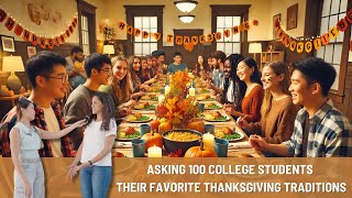 The Surprising Truth About College Students Favorite Thanksgiving Traditions [upl. by Ylloh513]