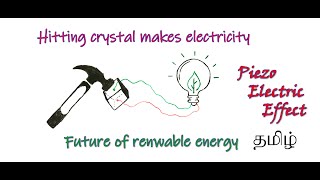 Piezo electricity in tamil Renewable source micro physics [upl. by Vin]