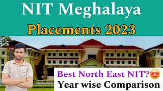 NIT Meghalaya Placements 2023🔥  Year wise Comparison  Best North East NIT😍 [upl. by Yelroc]