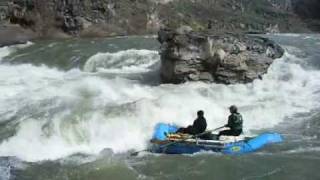 Whitewater Rafting  Class 5 Rapid Fail in Idaho [upl. by Oinotla132]