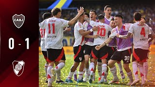 Boca Juniors 0  River Plate 1 RESUMEN COMPLETO [upl. by Riay]