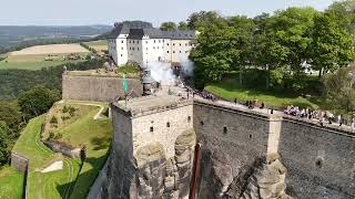 Elbsandsteingebirge Festung Königstein und Bastei [upl. by Nnalatsyrc]