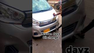 Nissan oil change youtubeshorts [upl. by Jet]