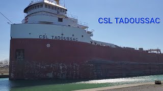 First trip for Csl Tadoussac downbound [upl. by Elbam432]