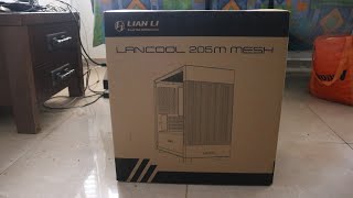 Lian Li Lancool 205M Mesh MicroATX Computer Case Unboxing [upl. by Hartmann]