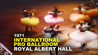 1971 International Dance Championships  PROFESSIONAL BALLROOM  Royal Albert Hall 4th November [upl. by Assilat833]