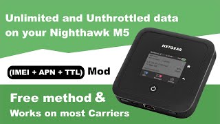 Nighthawk M5 Mod Step by Step How to Get Unlimited Data On Your Nighthawk Router Patched 😥 [upl. by Flemming768]