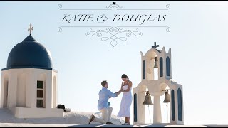 Douglas proposes to Katie in Santorini [upl. by Drahser]