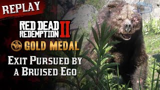 Red Dead Redemption 2  Exit Pursued by a Bruised Ego Gold Medal No Commentary [upl. by Assirolc]