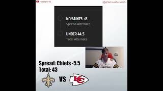 Best 2 Pick Parlay for a Epic Monday Night Football Showdown  Chiefs vs Saints Free Pick and Bet [upl. by Mather]