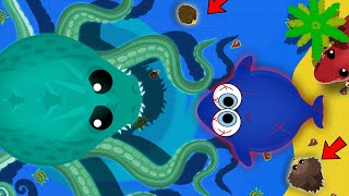 Mopeio BLUEWHALE VS SEA MONSTER amp RARE GOLDEN SHABAZZ  Mopeio Best Trolling [upl. by Chanda163]