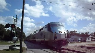 Amtrak Auto Train Fly By Coming Going [upl. by Gemma]