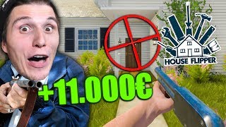 Ich zerschieße ihr HAUS und bekomme dafür 11000€ ☆ House Flipper [upl. by Mori]