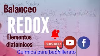 Balanceo Redox con elementos diatómicos [upl. by Sheeree]