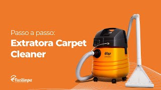 Como usar a EXTRATORA WAP CARPET CLEANER  ACADEMY [upl. by Trefler551]