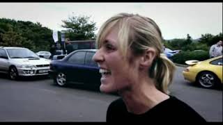 Top Gear  Sabine Schmitz at the ring with Diesel Jaguar Stype [upl. by Ofori]