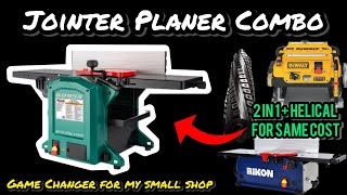 Two Tools in One Combo Jointer Planer Grizzly G0959 [upl. by Aleekat]